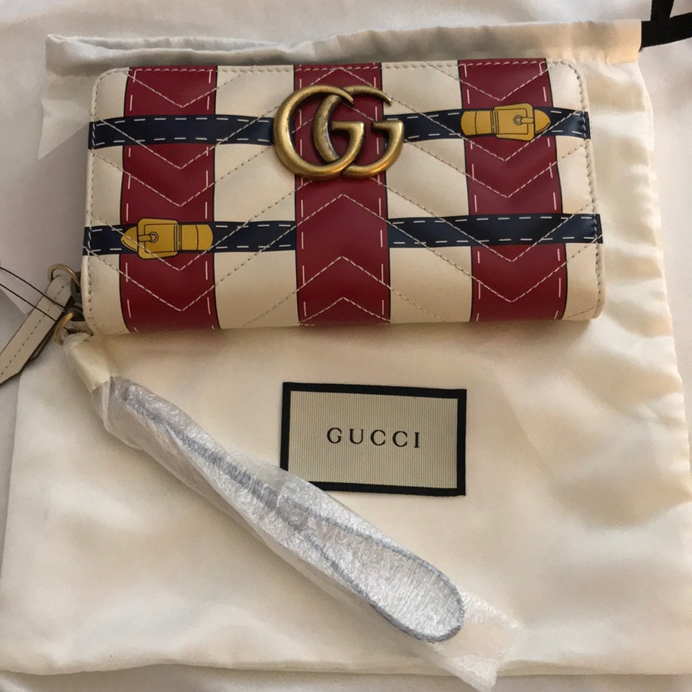 NWT Gucci Trompe Wallet